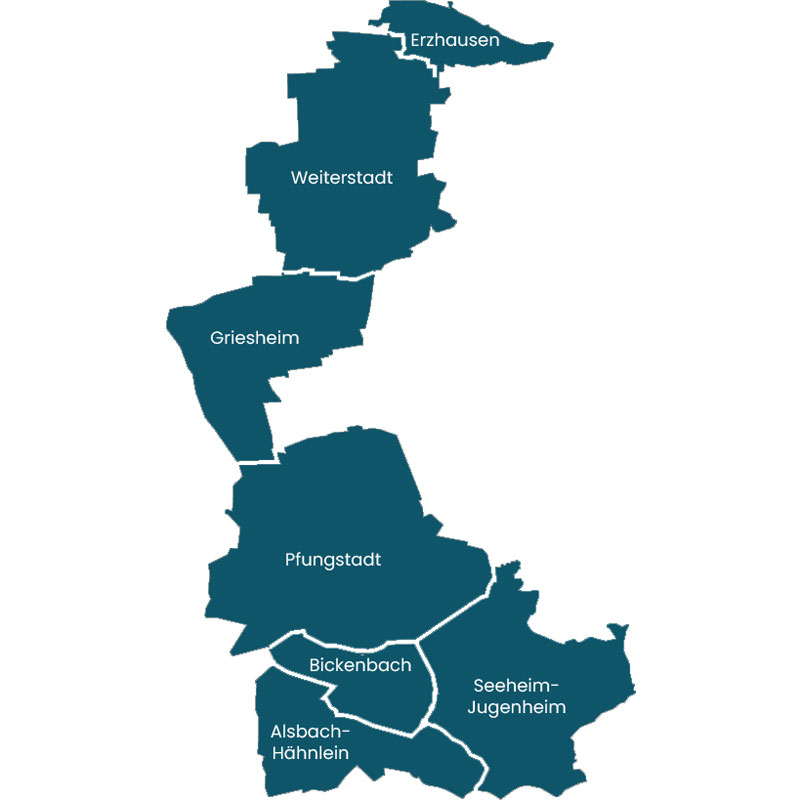 Der Landtagswahlkreis 51 - Darmstadt-Dieburg I